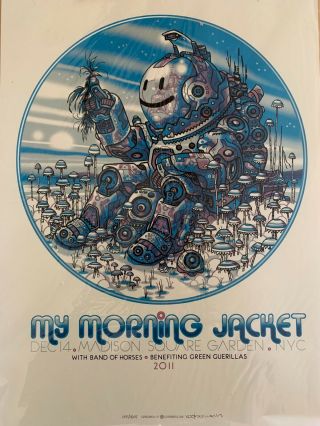My Morning Jacket Poster / Print York 2011 Burwell Rare