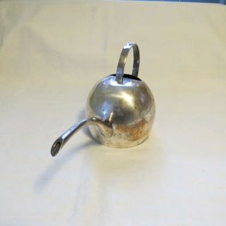 Old Heavy Silver Watering Can Spout 3