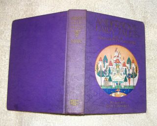 Rare Old Children Book Andersens Fairy Tales Ben Kutcher Color B&w Red & White