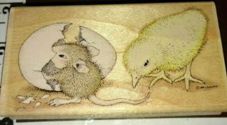 House Mouse,  Anybody Home,  Rare,  Colorful,  Stampabilities,  C55,  Rubber,  Wood