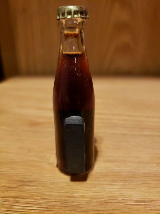 Rare Vintage Glass Frostie Root Beer Soda Pop Miniature Mini Bottle Magnet 3