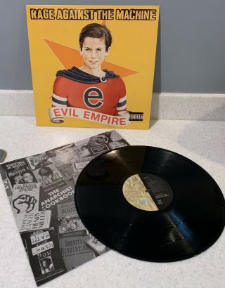 Evil Empire By Rage Against The Machine (vinyl,  Apr - 1996) First Pressing Rare