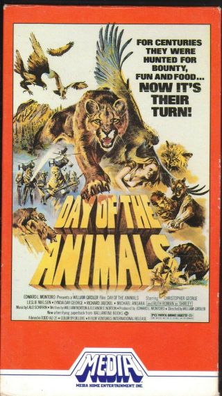Day Of The Animals Vhs Rare