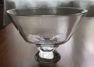 Rare Large 1962 Steuben Glass Crystal Star Bowl 9 " X 6 " George Thompson Sp967