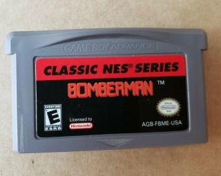 Bomberman Classic Nes Series (nintendo Game Boy Advance,  2004) Ds Oop Rare