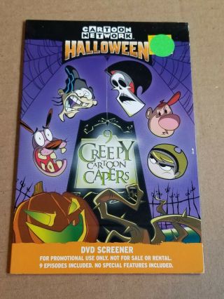 Rare Screener - Cartoon Network Halloween: 9 Creepy Cartoon Capers (dvd) F1