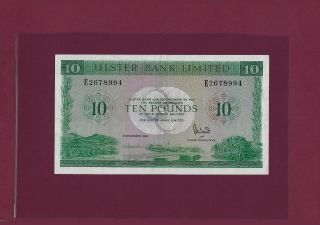 Ireland Northern Ulster Bank Limited 10 Pounds 1989 P - 327 Aunc Rare