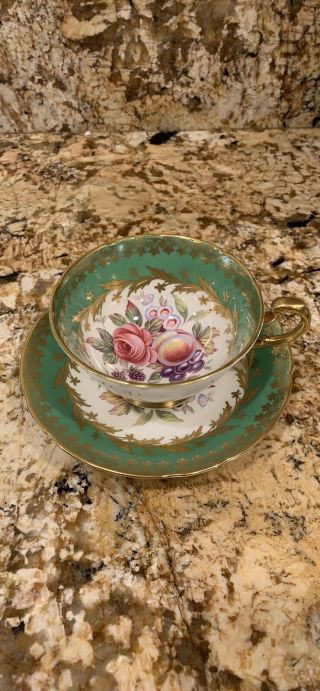Rare And Numbered Paragon Tea Cup And Saucer Bone China England Hm The Queen