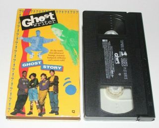 Ghost Writer Ghost Story Vhs Republic Pictures Video 1993 Rare Oop Tape Kids