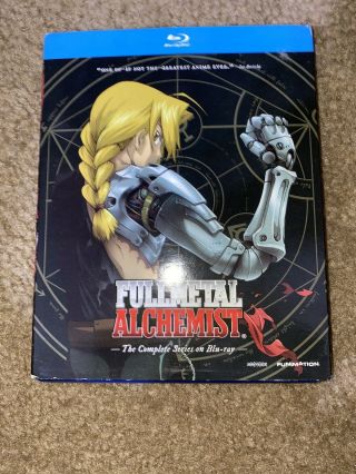 Fullmetal Alchemist: The Complete Series (blu - Ray,  2014) Authentic And Rare