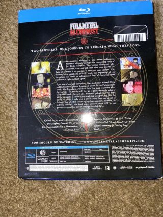 Fullmetal Alchemist: The Complete Series (Blu - ray,  2014) AUTHENTIC AND RARE 2