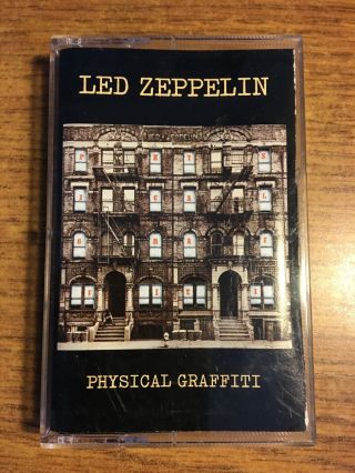 Led Zeppelin Physical Graffiti Rare Cassette Tape Late Nite Bargain