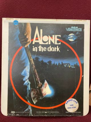 Alone In The Dark 1982 Ced Rca Videodiscs Rare