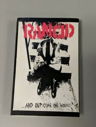 Rancid.  And Out Come The Wolves Cassette Tape 1995 Rare Punk
