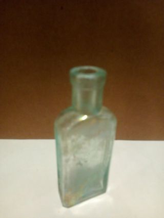Vintage Very Rare - Cork Top Oil Bottle - G W Cole C O Three In One