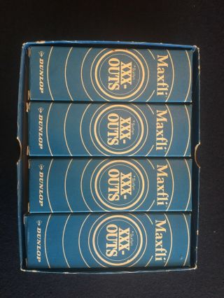 Vintage Rare Nos Maxfli Dunlop Blue X Out Golf Balls 1 Doz
