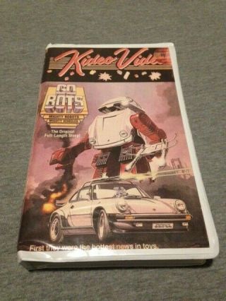 1985 Kideo Video Gobots The Full Length Story Vhs Animated Movie Rare