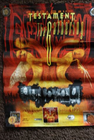 1 Testament Rare 1999 Promo Poster For Gathering 18x24 Usa