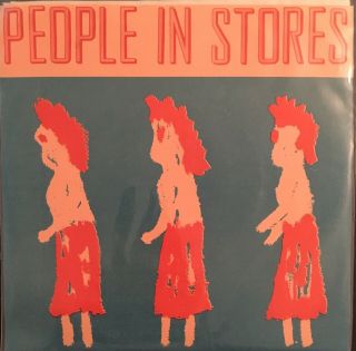 People In Stores 7 " Vinyl Metaphor & White Funk.  1981 Punk/new Wave.  Rare