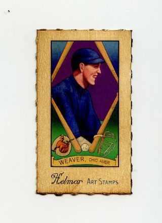 Rare Helmar Baseball Card: 365 Buck Weaver Chicago White Sox Scarce