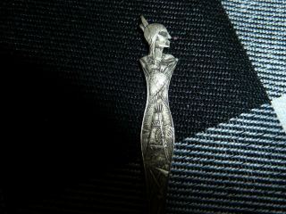 Antique Halmarked Sterling Silver Spoon Portland Ore Native American Rare