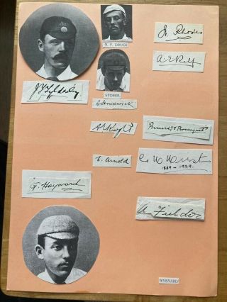 Rare Signatures - England Cricketers 1930’s