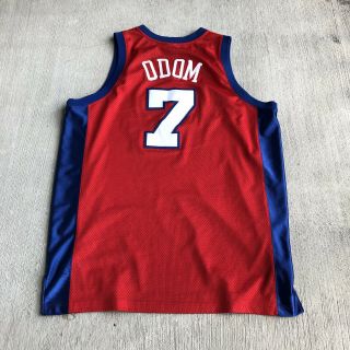 Authentic Reebok Los Angeles Clippers Lamar Odom Rare Red VTG jersey 48 NBA 2