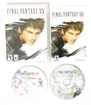 Final Fantasy Xiv Online (pc,  2010) Complete W/ 2 Discs Case & All Cd Keys Rare