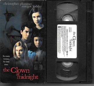 The Clown At Midnight (vhs,  1999) Chrsitopher Plummer,  Margot Kidder,  Rare,  Oop