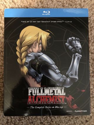 Fullmetal Alchemist: The Complete Series (blu - Ray,  2014) Authentic And Rare