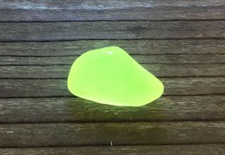 Davenport Rare Uv Sea Glass - Small Piece - Nicely Frosted