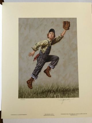 Jim Daly " Winning Catch " 120 Of 950 Signed Numbered Fine Print Rare