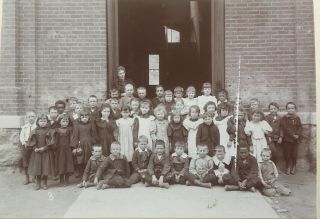Idaho Springs,  Colorado - Period Antique Photo Of School Children Circa 1900