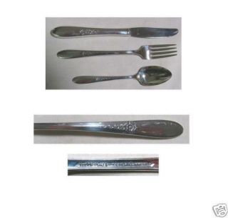 Fantasy 1941 3 Pc Youth Set Knife Fork & Spoon By Tudor Plate