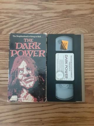 The Dark Power Rare Horror Vhs Magnum Video Gore Slasher