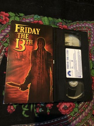 Friday The 13th Part 1 Vhs 1994 Screened Rare Variant Cover Ships