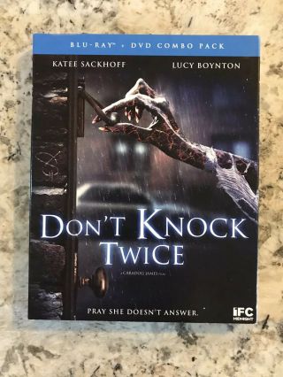 Don’t Knock Twice Blu - Ray Disc Horror Out Of Print Rare Slipcover Scream Factory
