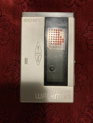 Vintage Sony Auto Reverse Walkman Cassette Player Wm - 7 Rare