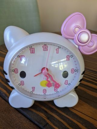 Sanrio Hello Kitty Alarm Clock Vintage 2010 Rare Find Perfect