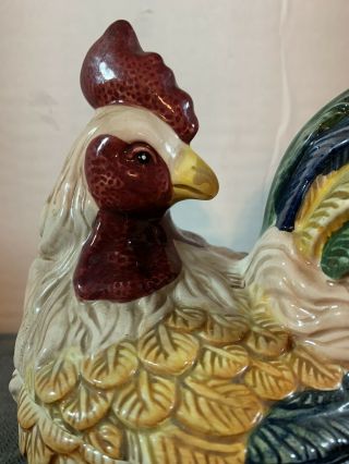 Vintage Jay Imports Chicken Hen Rooster Covered Soup Tureen Casserole Dish China 2
