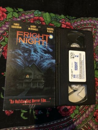 Fright Night Vhs 1996 Rare Oop Htf Horror Screened