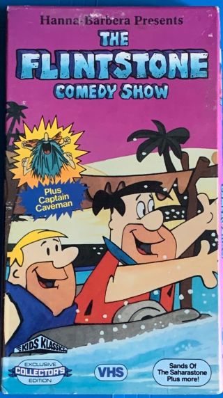 The Flintstones Comedy Show (vhs,  1987) Hanna Barbera (rare)