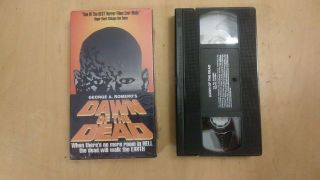 Rare Oop Dawn Of The Dead 1978 Vhs Anchor Bay 1996 George Romero Zombie Horror