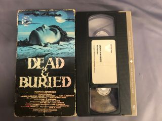 Dead And Buried Vhs Vestron Video Tape Rare Oop Horror Movie Film