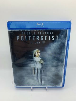 Poltergeist Ii 2 And Iii 3 (blu - Ray 2 - Disc,  2015) Double Feature Sequels Rare