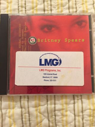 Britney Spears - Clairol Herbal Essences - Rare Cd Exclusive Sampler