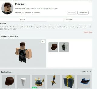 2008 Rare Roblox Account With Old Rare Offsale Items " Trisket " Rap