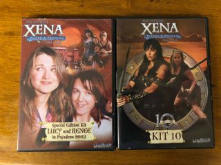 The Official Xena Warrior Princess Fan Club Kit 10 Dvd Rare Dvd