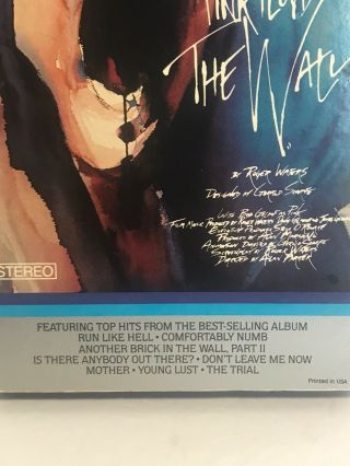 Pink Floyd The Wall Big Box VHS Video Cassette Tape MGM 1982 Vintage Rare 799 2