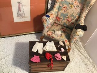 Group Of Vintage Miniature Doll Clothing For Small All Bisque Dolls